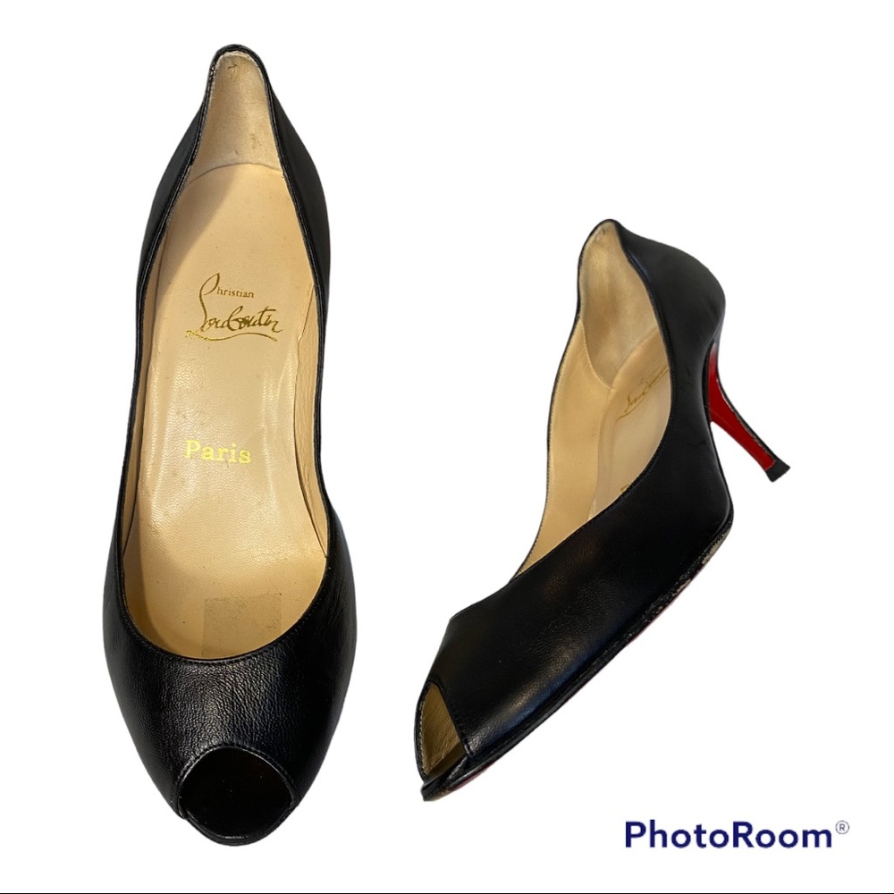 Christian Louboutin Peep Toe Pumps EU 39 1/2